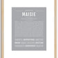 Maisie | Name Art Print