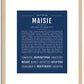 Maisie | Name Art Print