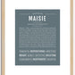 Maisie | Name Art Print