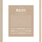 Maisie | Name Art Print