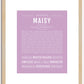 Maisy | Name Art Print