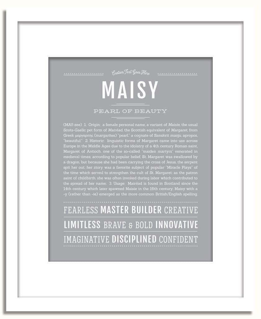 Frame Options | Light Gray | White Frame, Matted