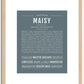 Maisy | Name Art Print