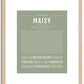 Maisy | Name Art Print