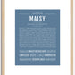 Maisy | Name Art Print