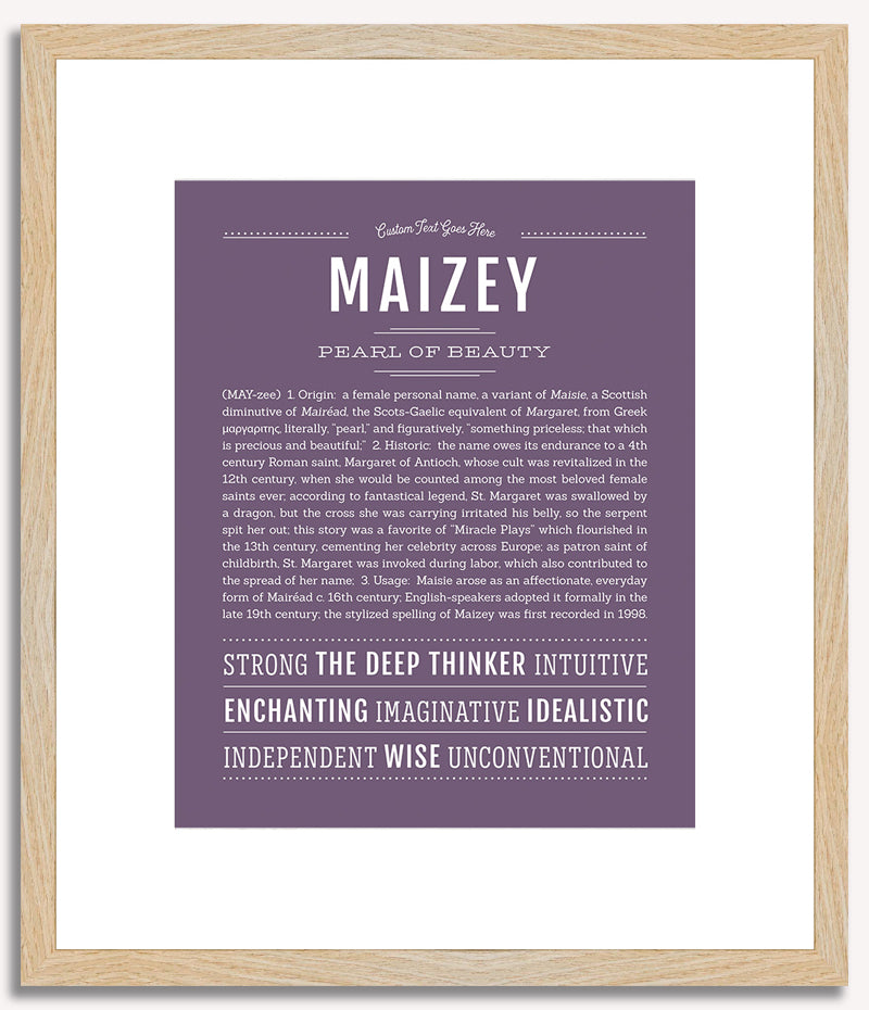 Maizey | Name Art Print