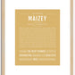 Maizey | Name Art Print