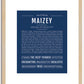 Maizey | Name Art Print