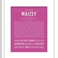 Frame Options | Dark Pink | White Frame, Matted