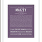 Frame Options | Deep Purple | White Frame, Matted