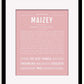 Frame Options | Dusty Rose | Black Frame, Matted