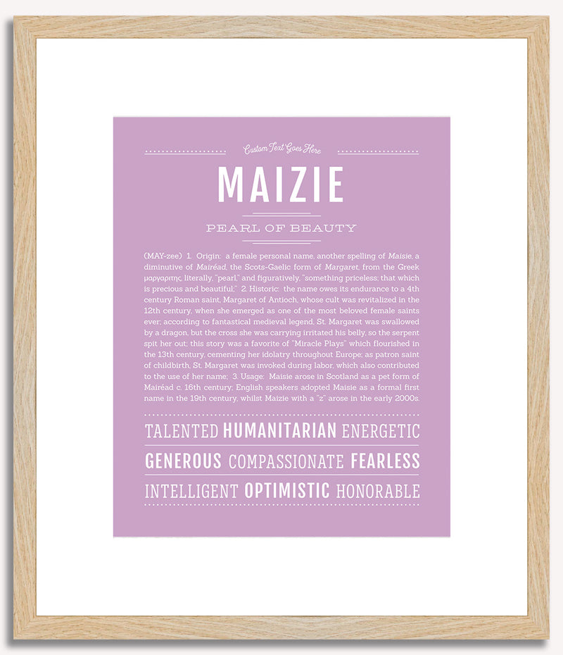 Maizie | Name Art Print