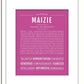 Frame Options | Dark Pink | White Frame, Matted