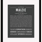 Frame Options | Charcoal Gray | Black Frame, Matted