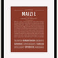 Frame Options | Bordeaux | Black Frame, Matted