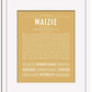 Frame Options | Matte Gold | White Frame, Matted