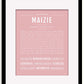 Frame Options | Dusty Rose | Black Frame, Matted