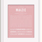 Frame Options | Dusty Rose | White Frame, Matted