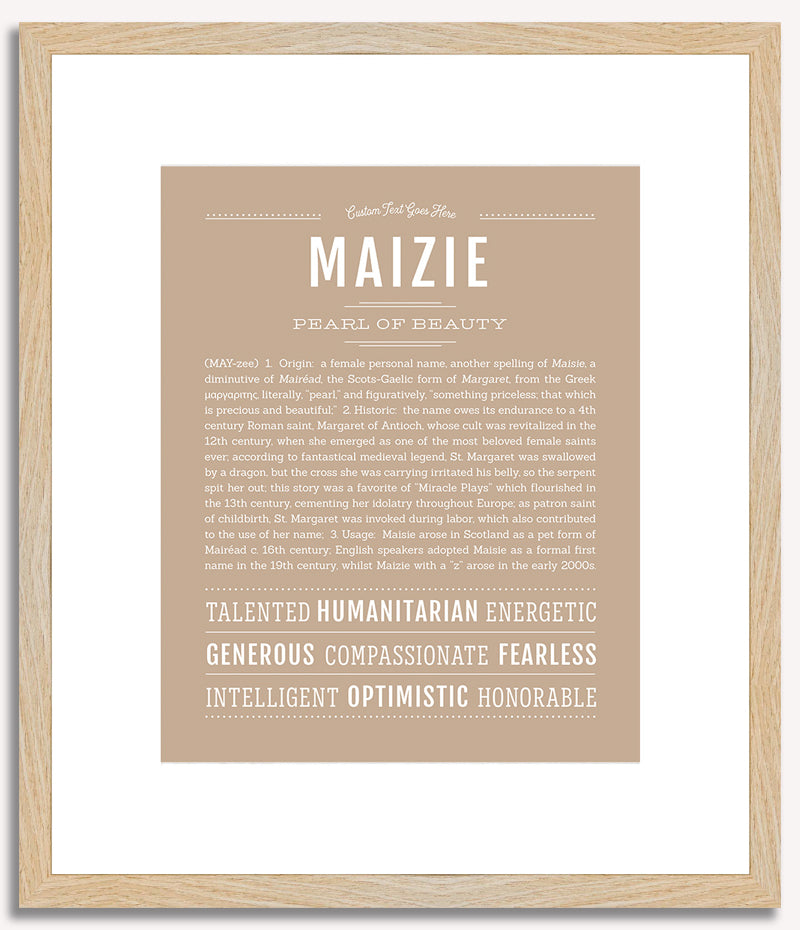 Maizie | Name Art Print