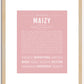 Maizy | Name Art Print