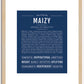 Maizy | Name Art Print