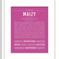 Frame Options | Dark Pink | White Frame, Matted