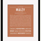 Frame Options | Terra Cotta | Black Frame, Matted