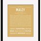 Frame Options | Matte Gold | Black Frame, Matted