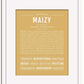 Frame Options | Matte Gold | White Frame, Matted