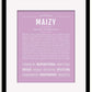 Frame Options | Lilac | Black Frame, Matted