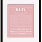 Frame Options | Dusty Rose | Black Frame, Matted