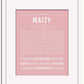 Frame Options | Dusty Rose | White Frame, Matted