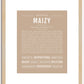 Maizy | Name Art Print