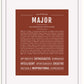 Frame Options | Bordeaux | White Frame, Matted