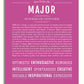 Frame Options | Dark Pink | No Frame