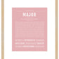 Frame Options | Dusty Rose | Maple Frame, Matted