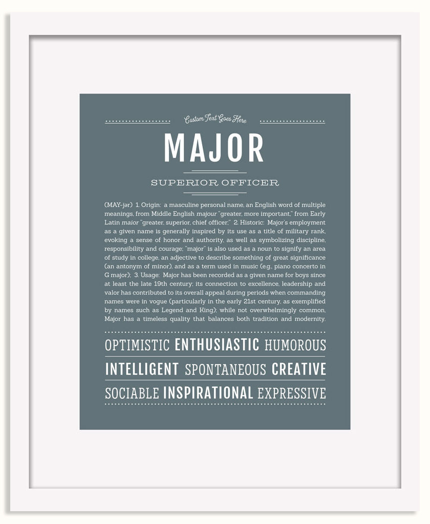 Frame Options | Night Rendezvous | White Frame, Matted