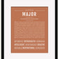 Frame Options | Terra Cotta | Black Frame, Matted