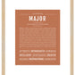 Frame Options | Terra Cotta | Maple Frame, Matted