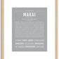 Makai | Name Art Print