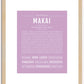 Makai | Name Art Print