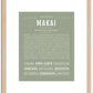 Makai | Name Art Print