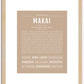 Makai | Name Art Print