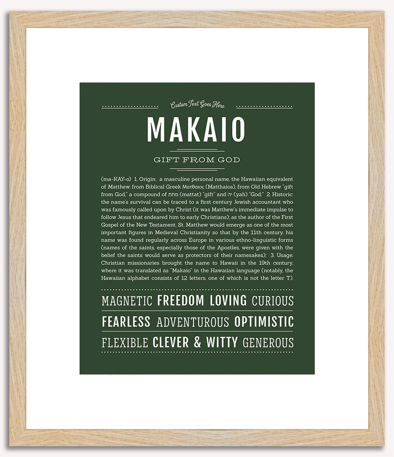 Makaio | Name Art Print