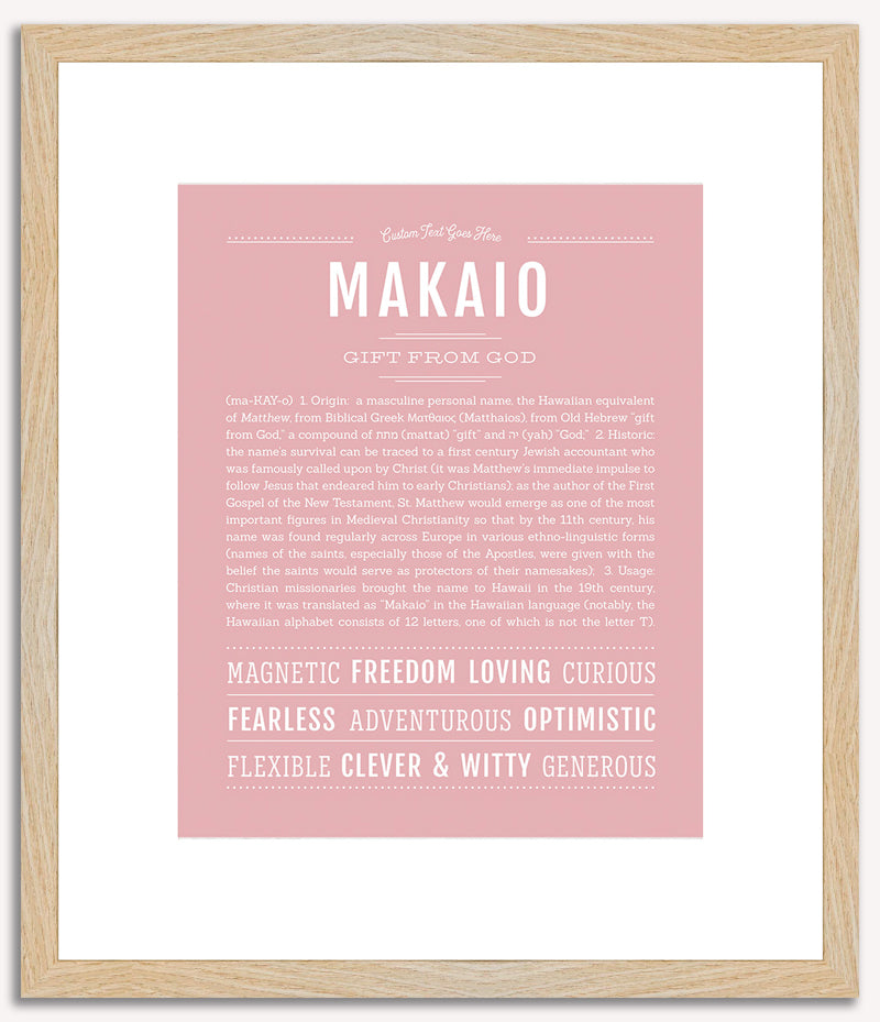 Makaio | Name Art Print