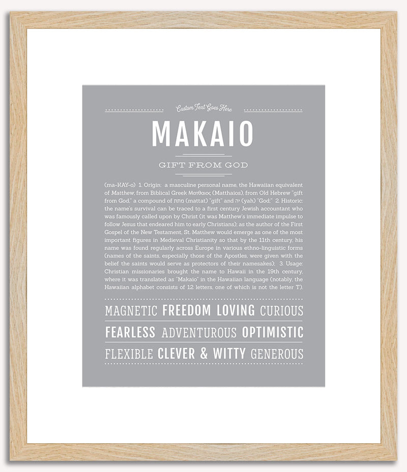 Makaio | Name Art Print