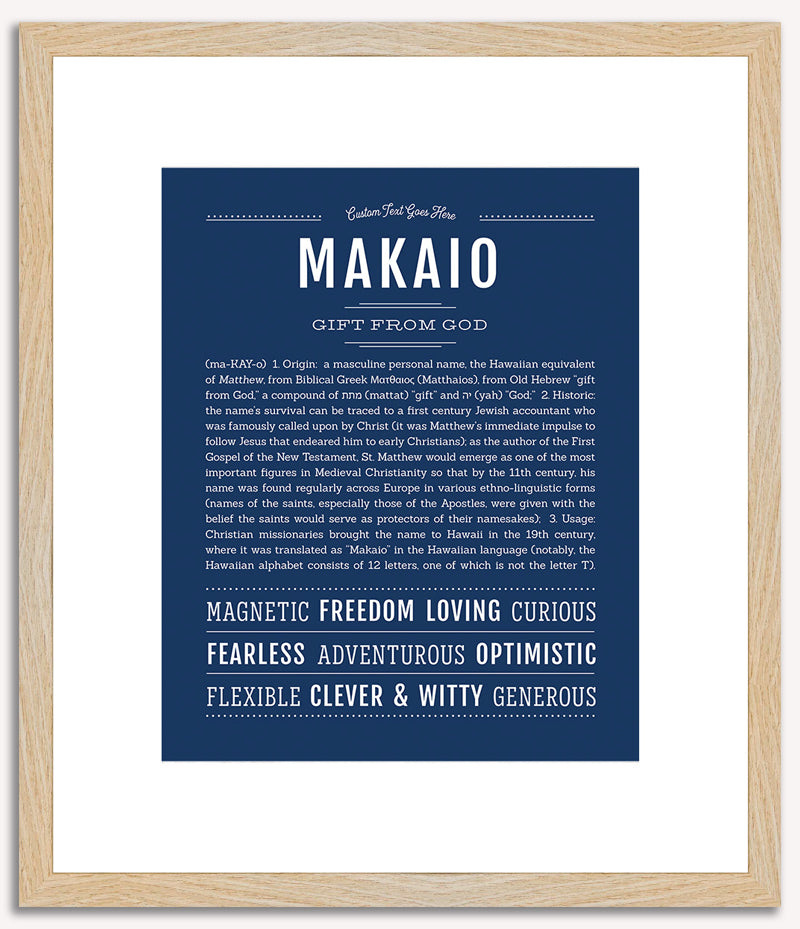 Makaio | Name Art Print