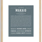 Makaio | Name Art Print