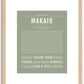 Makaio | Name Art Print