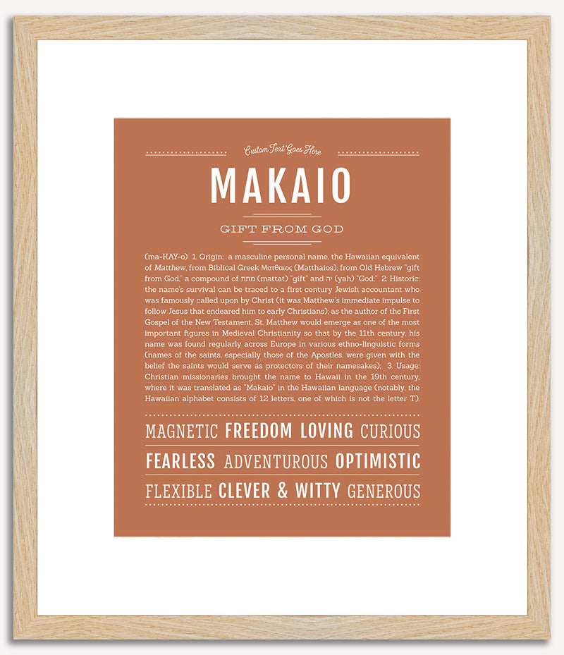 Makaio | Name Art Print